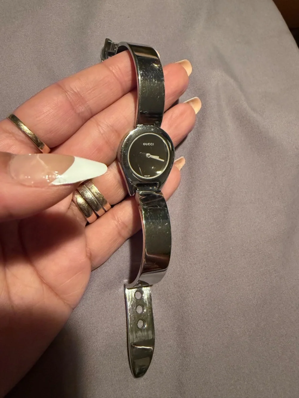 GUCCI  watch buckle strap stainless steel 6